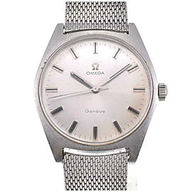 OMEGA Geneva 135.041 Silver Dial Cal.601 Hand Winding Watch LXGJHW-155