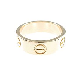 Cartier 18K Yellow Gold Love Ring LXGYMK-304