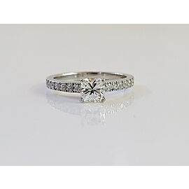 Tiffany & Co Novo 0.47 Cushion Diamond Platinum Engagement Ring