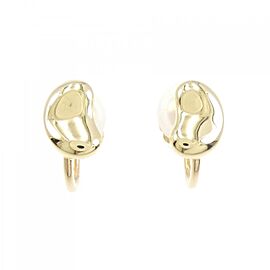 Tiffany & Co 925 Silver Bean Earrings E0288