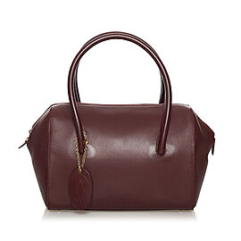 Cartier Must de Cartier Leather Handbag