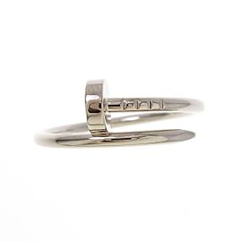 Cartier 18K white Gold Juste Un Clou Small Ring LXGYMK-279