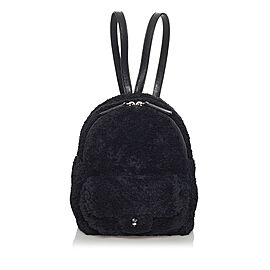 Chanel CC Matelasse Mixed Fiber Backpack