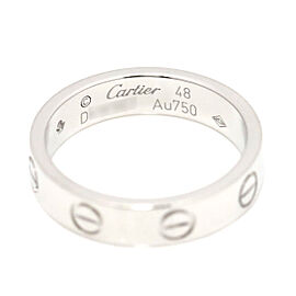 Cartier 18k White Gold Mini Love Diamond Ring