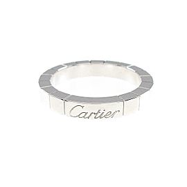 Cartier 18K White Gold Lanieres Ring LXGYMK-651