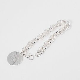 Tiffany & Co 925 Silver round tag Bracelet LXNK-1098