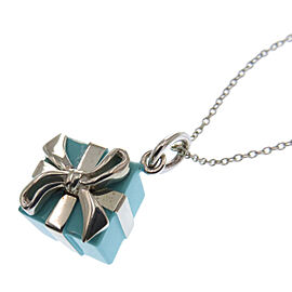 Tiffany & Co 925 Silver Blue box Necklace QJLXG-2516
