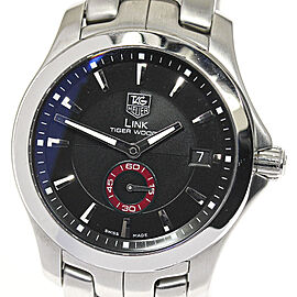 TAG HEUER Link Tiger Woods Model Stainless Steel/SS Automatic Watch Skyclr-679