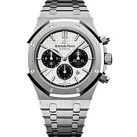 Audemars Piguet 26331ST.OO.1220ST.03 41MM Stainless Steel Chronograph Panda Dial Like New with Digital Archives