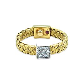 Roberto Coin 18K Yellow Gold Diamond Ring
