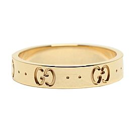 Gucci Women's Natural 18kt Yellow Gold Icon Band Ring