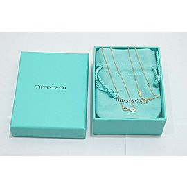 TIFFANY & Co 18K Rose Gold Infinity Necklace LXGoods-121