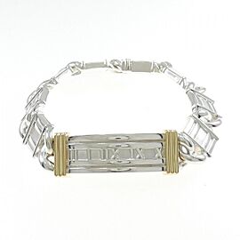Tiffany & Co 925 Silver/18K Yellow Gold Bracelet E1020