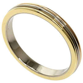 CARTIER Tri-Color Gold Wedding Ring US 7.75 QJLXG-1417