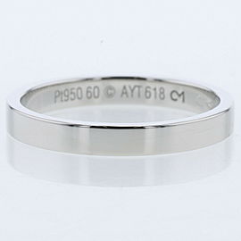 CARTIER 950 Platinum Engraved wedding Ring LXGBKT-671