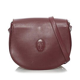 Cartier Must de Cartier Leather Crossbody Bag
