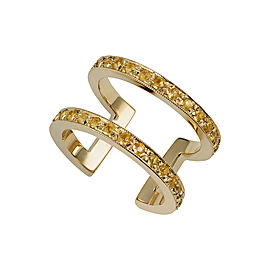 18K Yellow Gold Yellow Sapphire Korali Ring