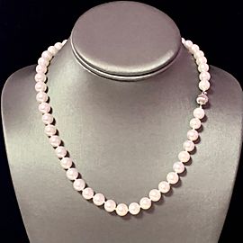 Akoya Pearl Necklace 14k Gold 18" 8.5 mm Certified $5,950