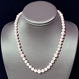 Akoya Pearl Necklace 14k Gold 18" 8.5 mm Certified $3,975
