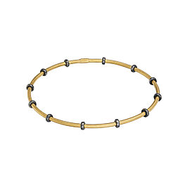 Yossi Harari Jewelry Jane 24k Gold Cleopatra Stack Bangle