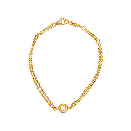 Yossi Harari Jewelry Roxanne 24k Gold Rose Cut Diamond Mica Bracelet