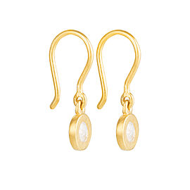 Yossi Harari Jewelry Roxanne 24k Gold Rose-Cut Diamond Mica Earrings