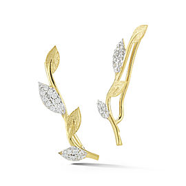 I.Reiss 14K Yellow Gold 0.2 Diamond Earrings