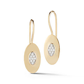 I.Reiss 14K Yellow Gold 0.13 Diamond Earrings