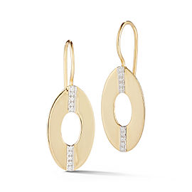 I.Reiss 14K Yellow Gold 0.12 Diamond Earrings