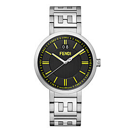 Fendi Timepieces Black 39 mm F105010501
