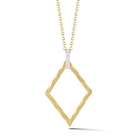 I.Reiss 14K Yellow Gold 0.06 Diamond Necklace