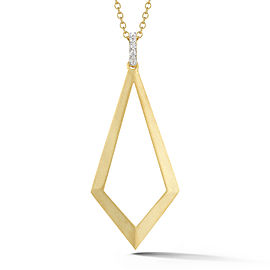 I.Reiss 14K Yellow Gold 0.05 Diamond Necklace