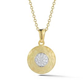 I.Reiss 14K Yellow Gold 0.2 Diamond Necklace