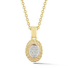I.Reiss 14K Yellow Gold 0.1 Diamond Necklace