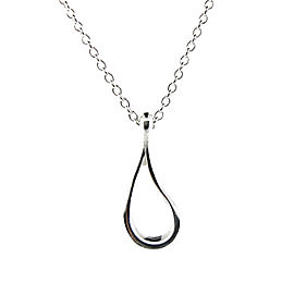 Tiffany & Co. Open Tear Drop Pendant Necklace