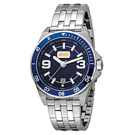 Just Cavalli Men's Sport Blue Dial Stainless Steel Watch