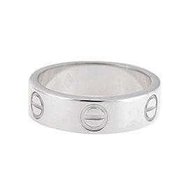 Cartier White Gold Love Ring Size 5
