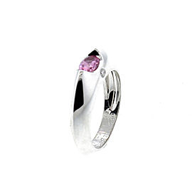 Piaget 18K WG Pink Sapphire Ring