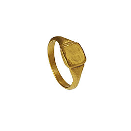 Yossi Harari Jewelry Roxanne 24k Gold Mica Ring Size 6
