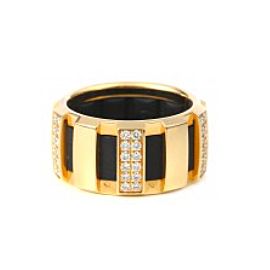 Chaumet 18K Yellow Gold and Diamond Ring