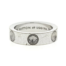 18k White Gold Louis Vuitton Empreinte Ring