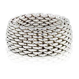 Tiffany Sterling Silver Somerset Mesh Ring