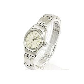 Rolex Oyster Precision Stainless Steel Hand-Winding Vintage 25mm Womens Watch