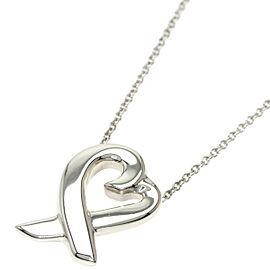 Tiffany & Co 925 Silver Loving heart Necklace QJLXG-2530