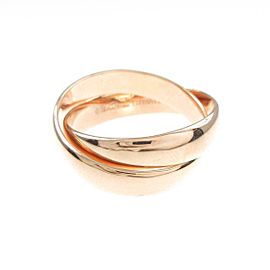 TIFFANY & Co 18K Pink Gold Melody 2 Bands Ring LXGYMK-799