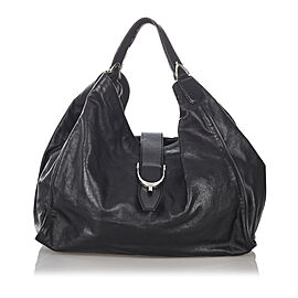Gucci Soft Stirrup Leather Tote Bag