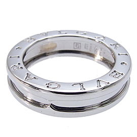 Bulgari B-Zero1 18K White Gold Ring Size 4.25