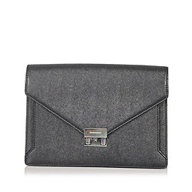 Burberry Leather Clutch Bag