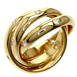 CARTIER 18K Yellow Gold Constellation Diamond Ring US 6 QJLXG-1282