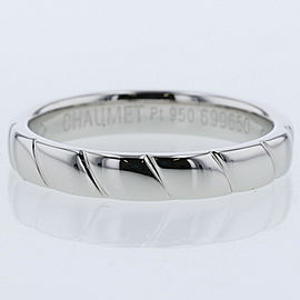 Chaumet 950 Platinum Torsado Marriage Ring LXGBKT-1089